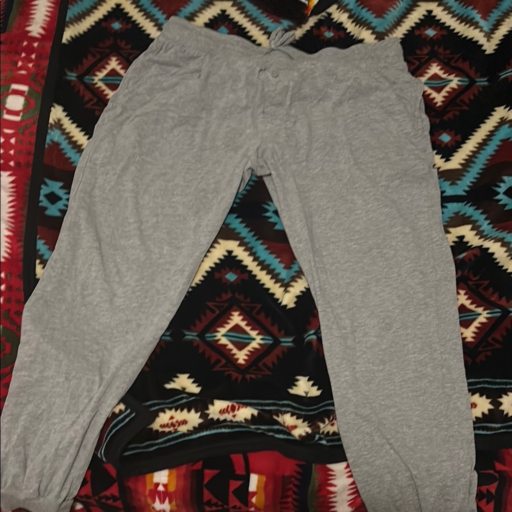 Hanes Gray Sweatpants for Men